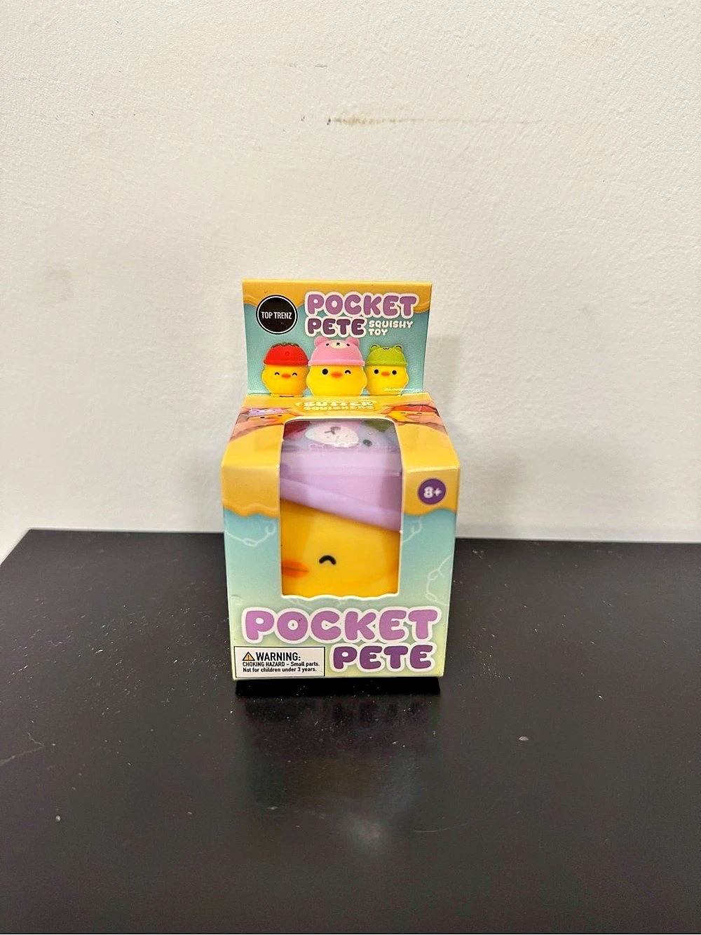 Top Trenz Pocket Pete Squishy- butter squishers - buttercream fill. Bear hat